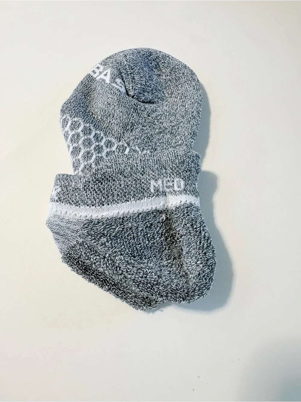 Bombas 11 Pack Heather Grey Cushioned Ankle Socks Size M